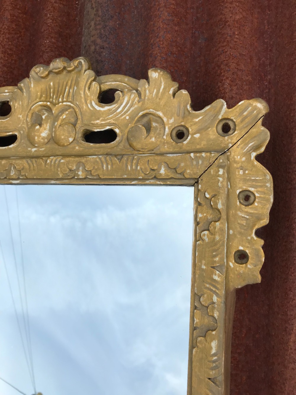 Antique Giltwood Mirror View IV