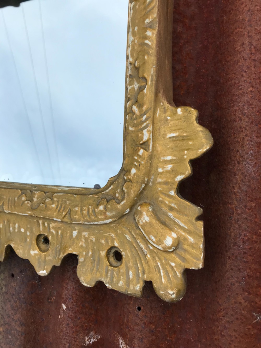 Antique Giltwood Mirror View V