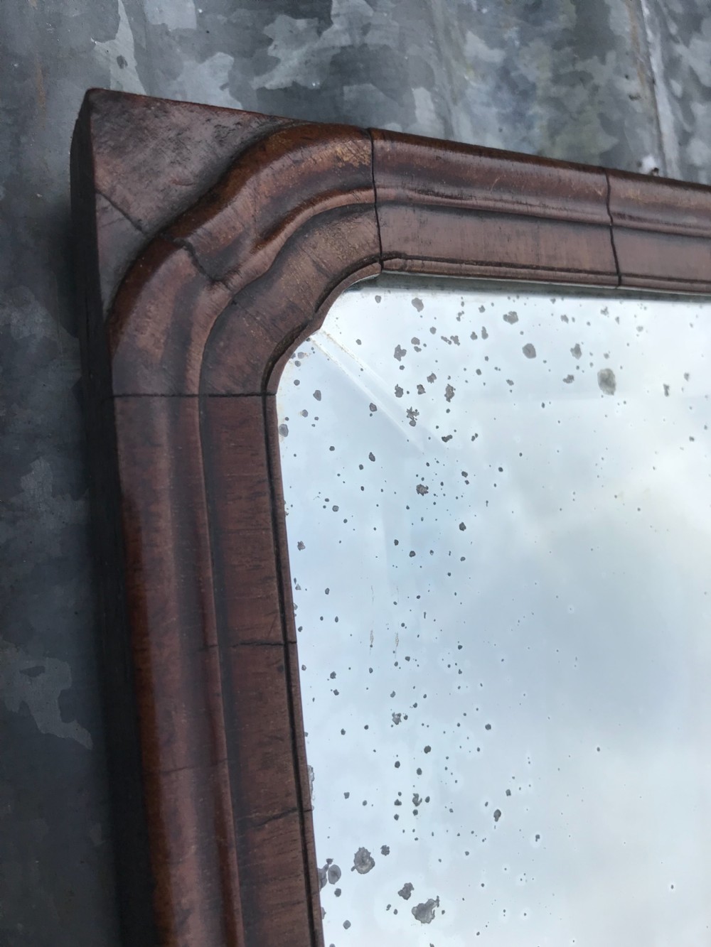 Georgian Walnut Mirror  View III