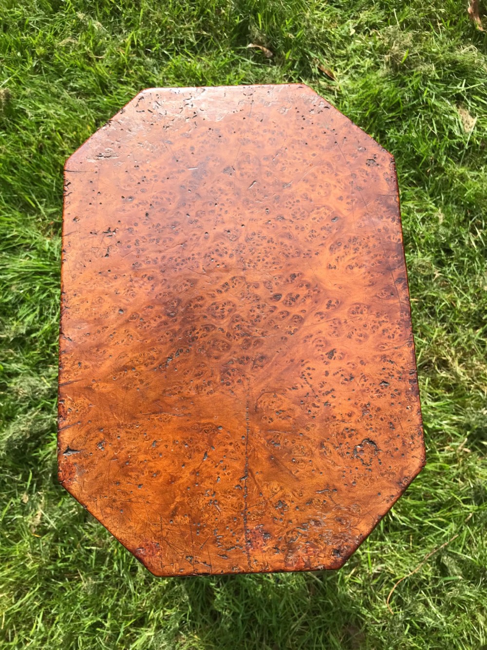 Primitive burr wood stool  View VII