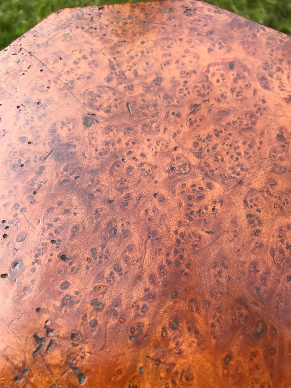 Primitive burr wood stool  View VIII