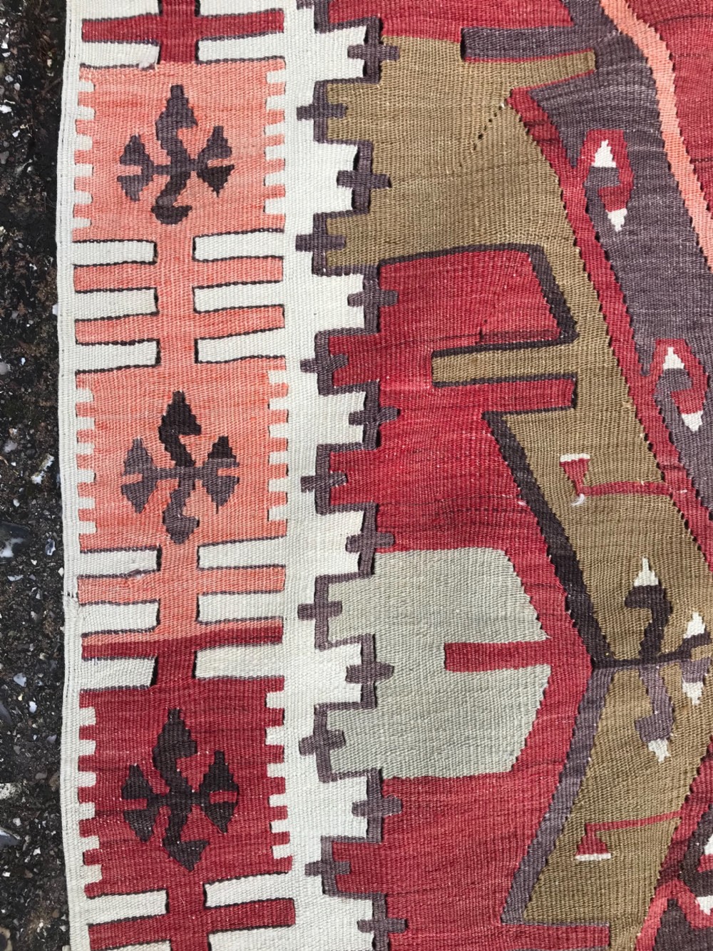 Antique Kilim Rug View V