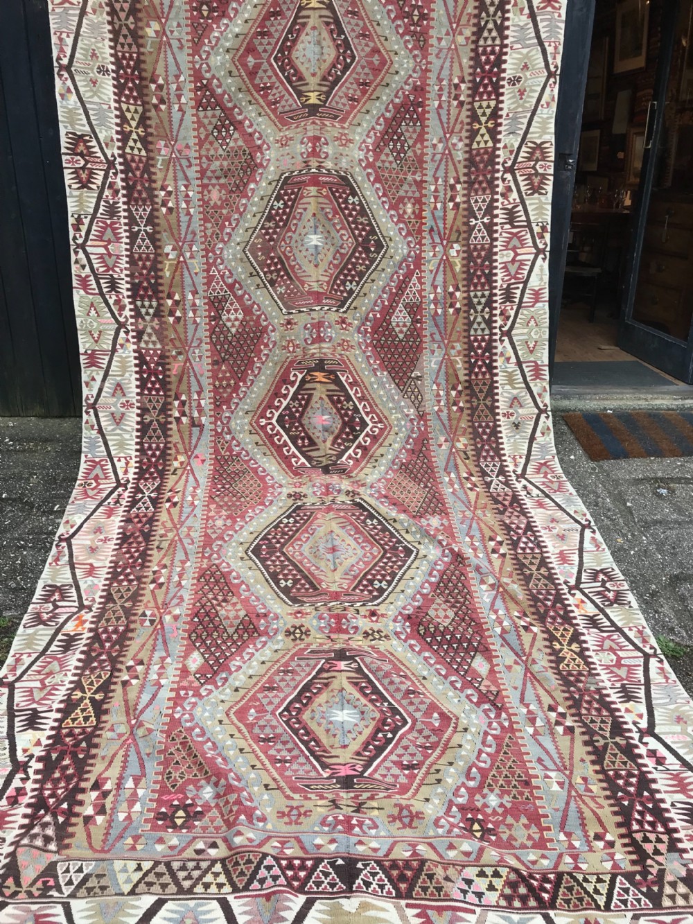 Antique Kilim Rug View II