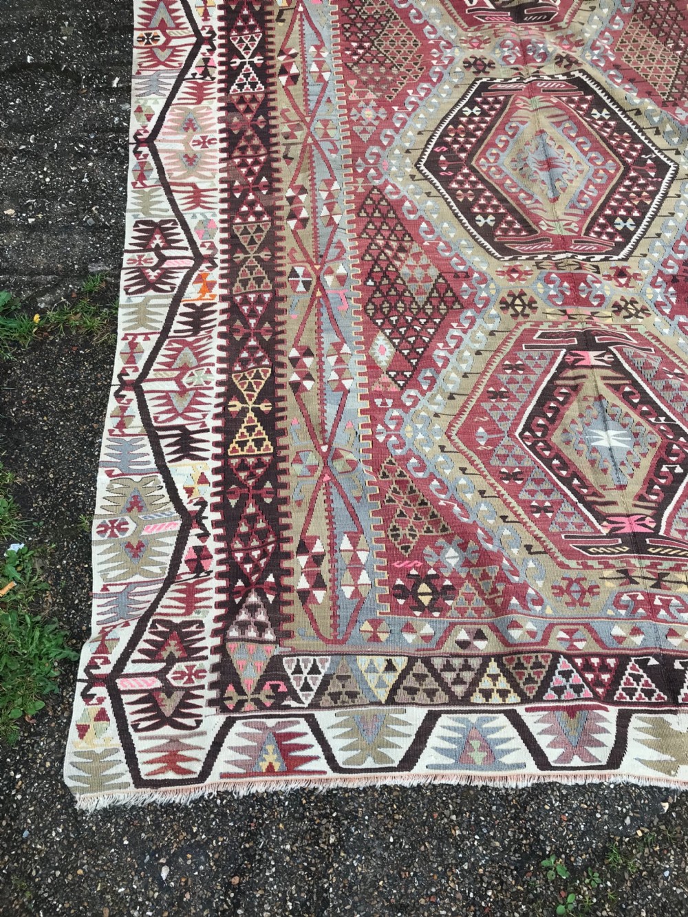 Antique Kilim Rug View V