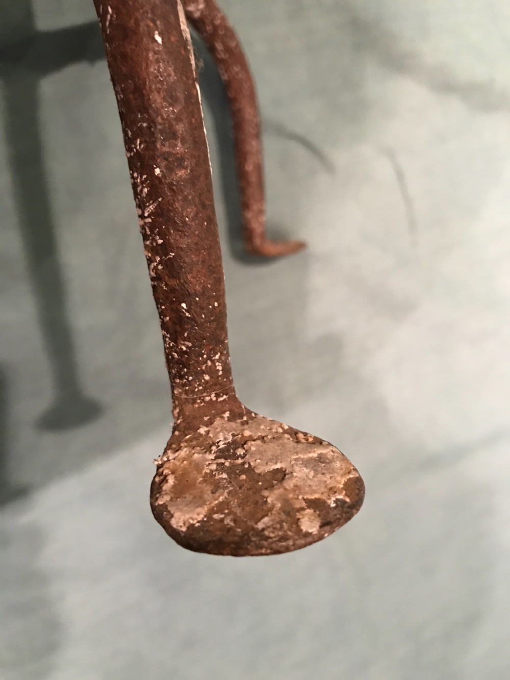 18th century iron candlestand  View VIII