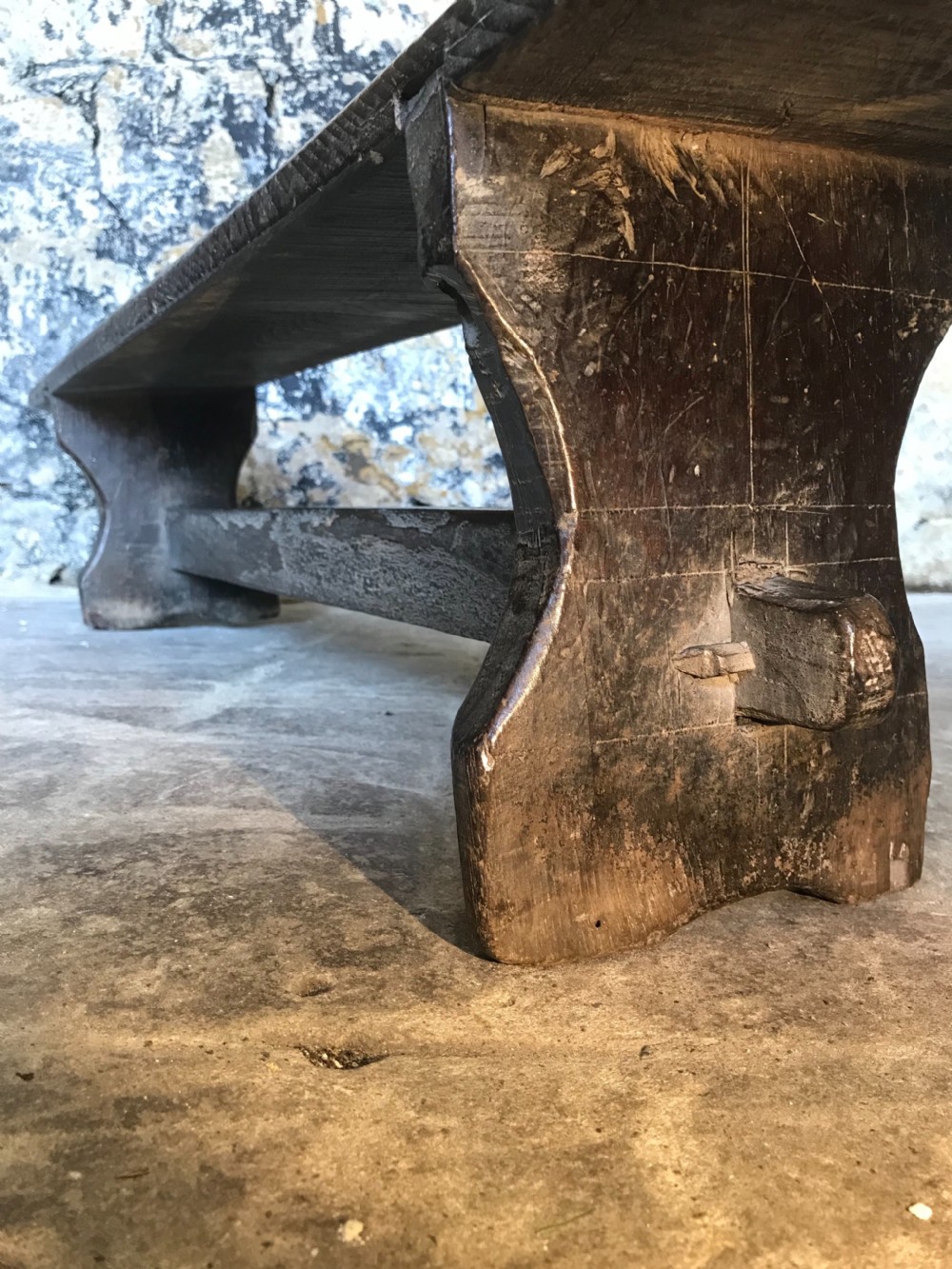 Early Oak Child’s Bench View III