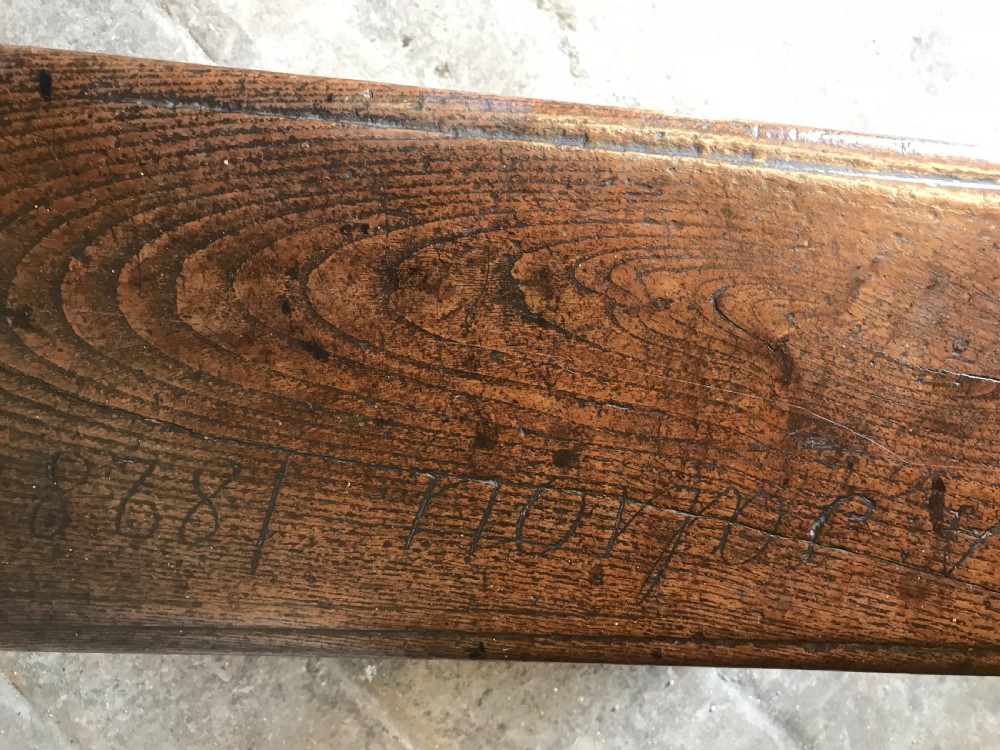 Early Oak Child’s Bench View IX