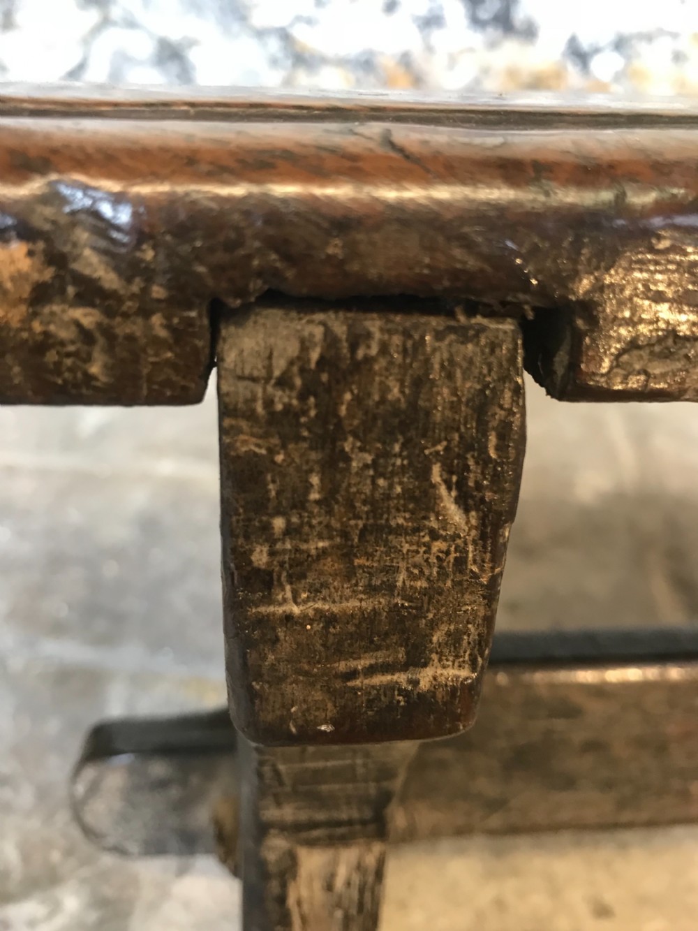 Early Oak Child’s Bench View XIII