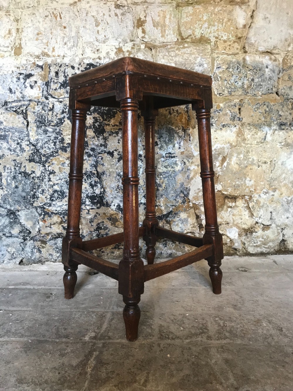 Large Welsh Oak Stool