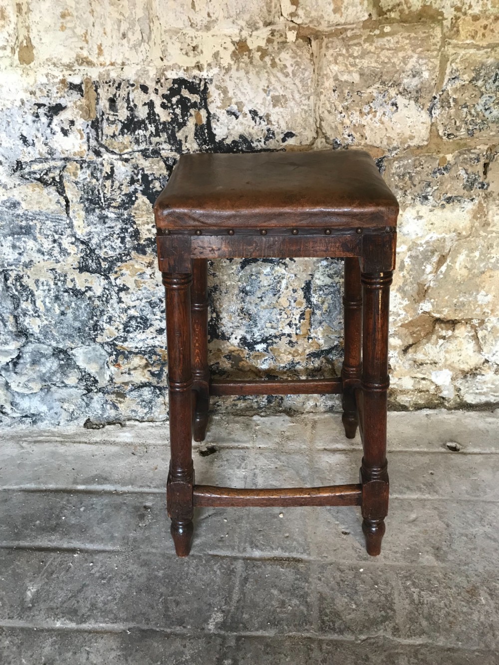 Large Welsh Oak Stool View III