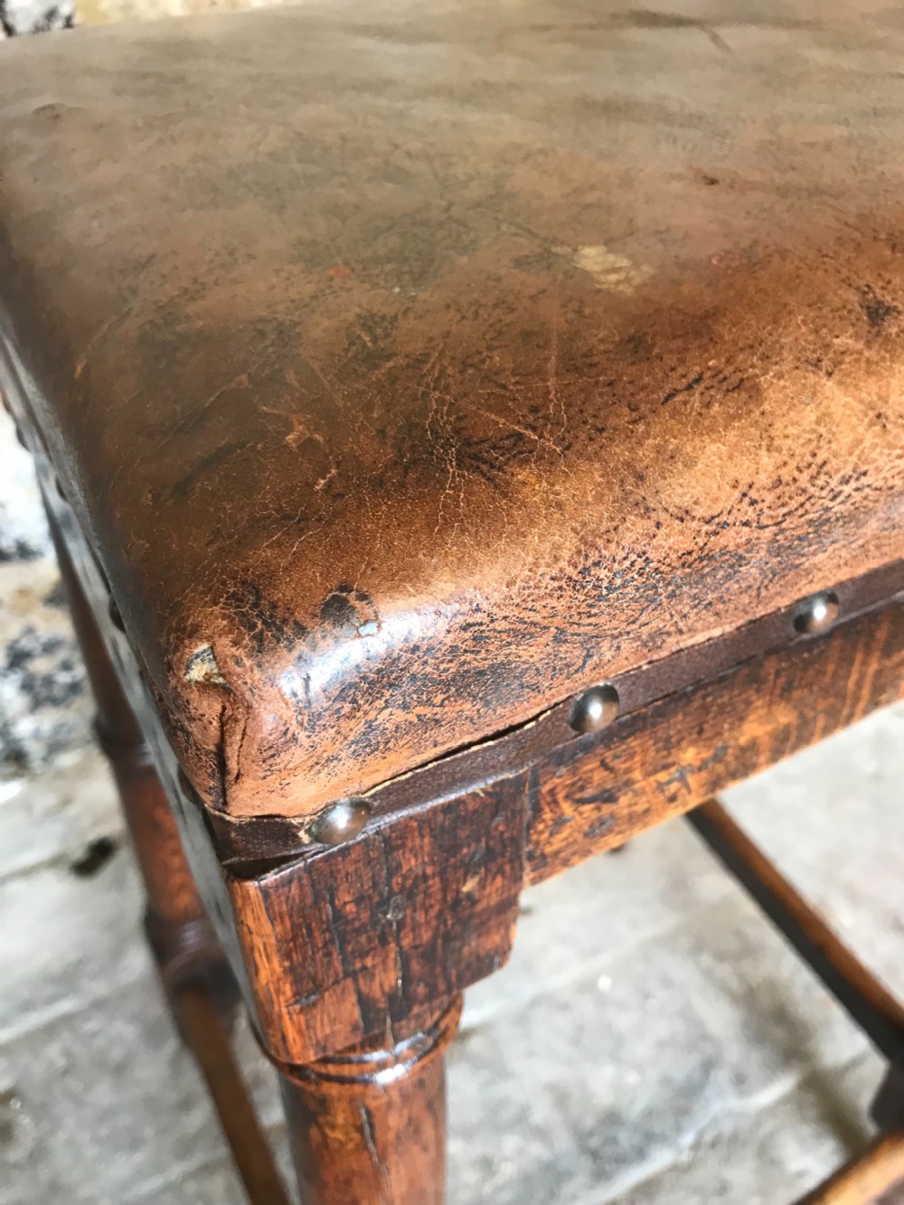 Large Welsh Oak Stool View IX