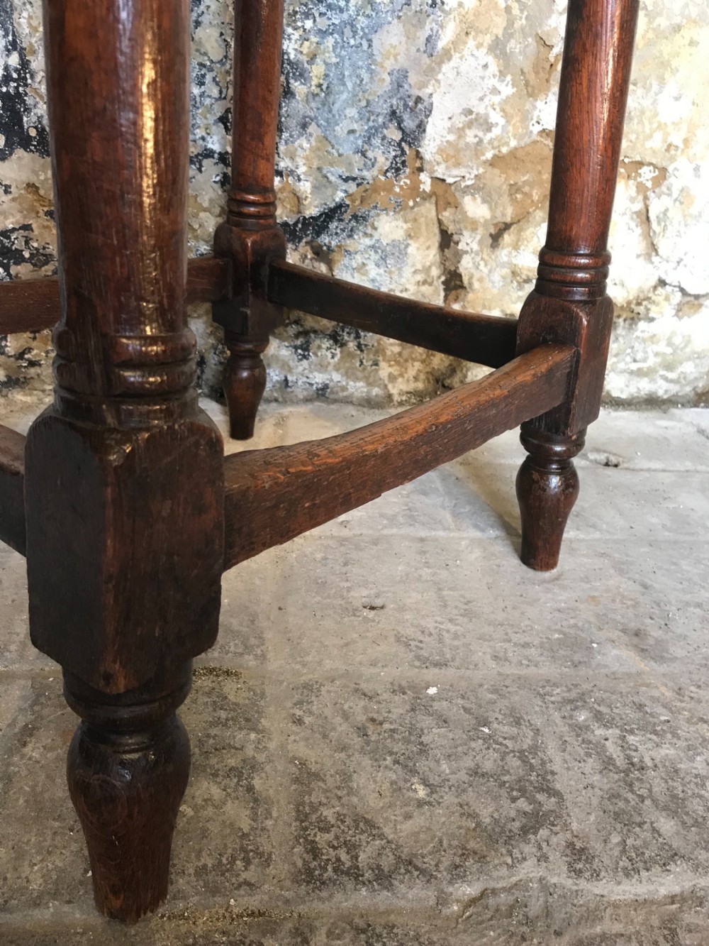 Large Welsh Oak Stool View X