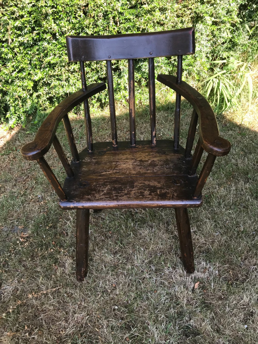 Antique primitive chair View III