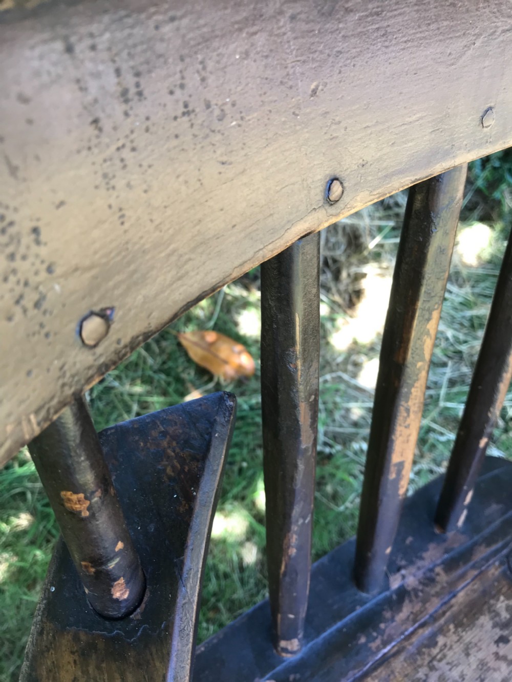 Antique primitive chair View V