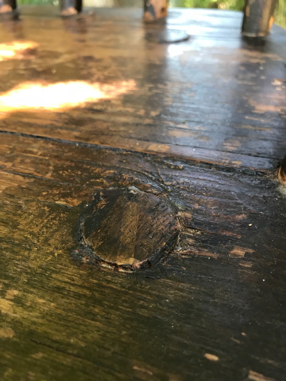 Antique primitive chair View VII