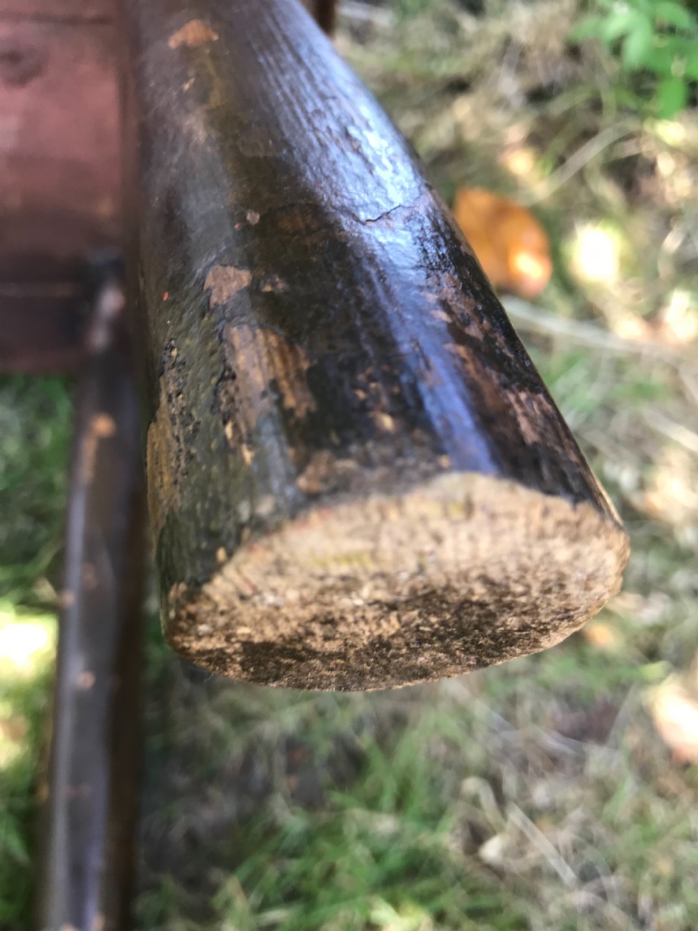 Antique primitive chair View IX