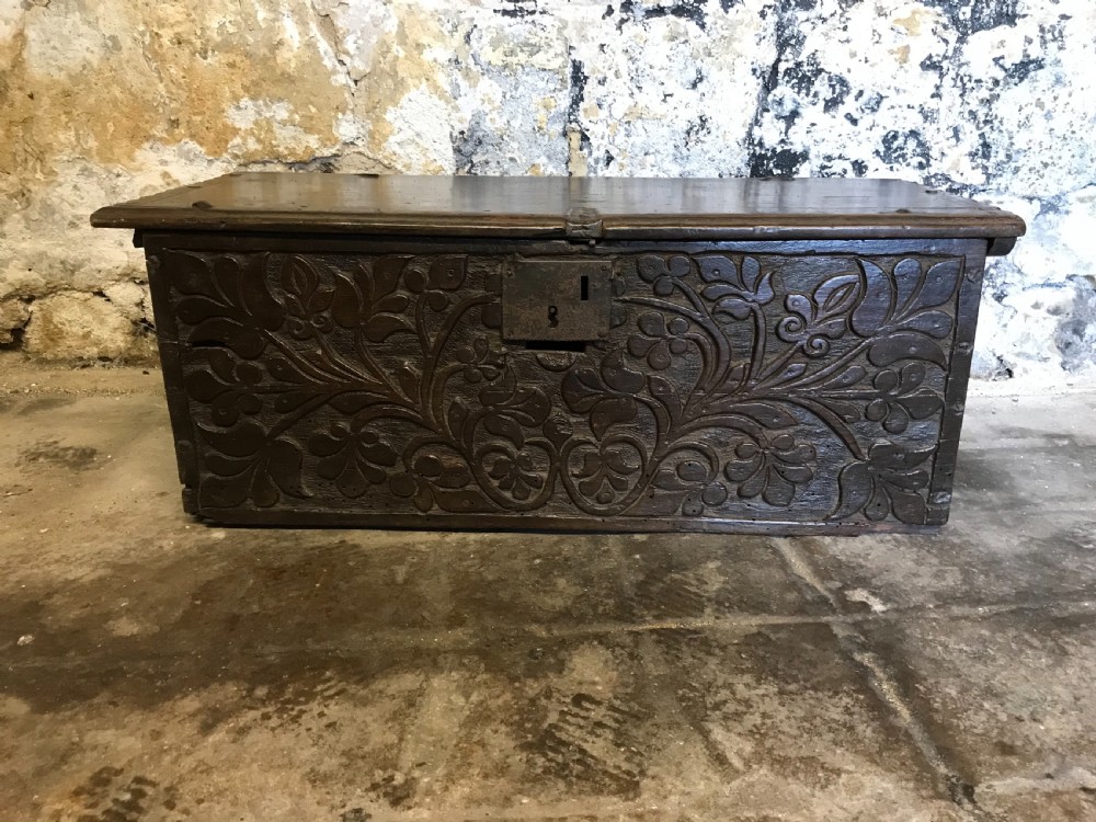 Early oak chest