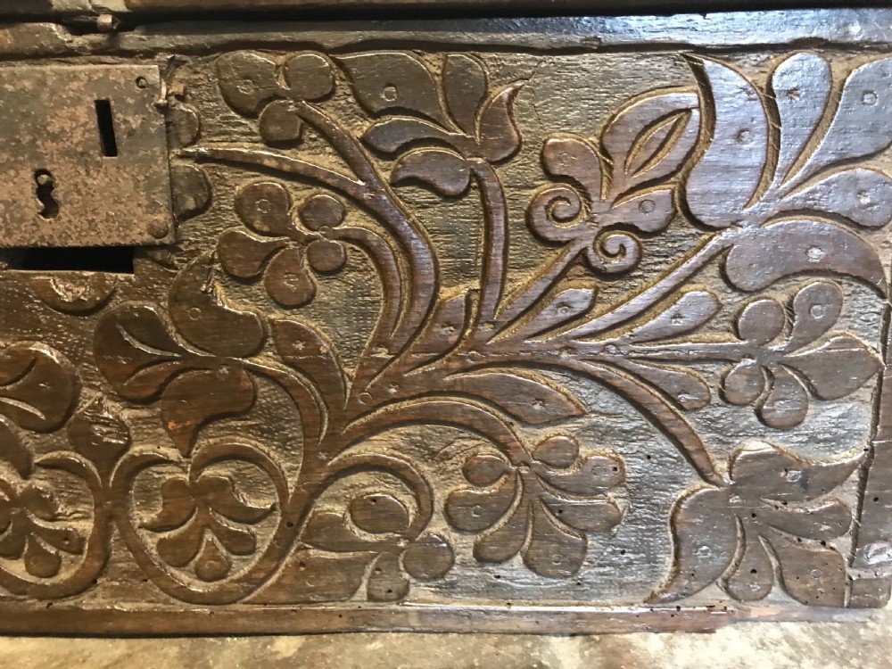 Early oak chest View III