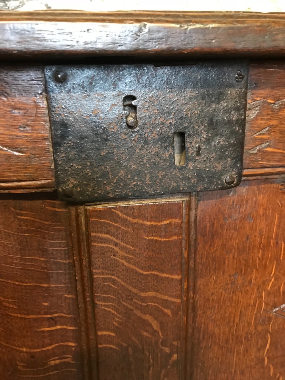 Early oak coffer View V
