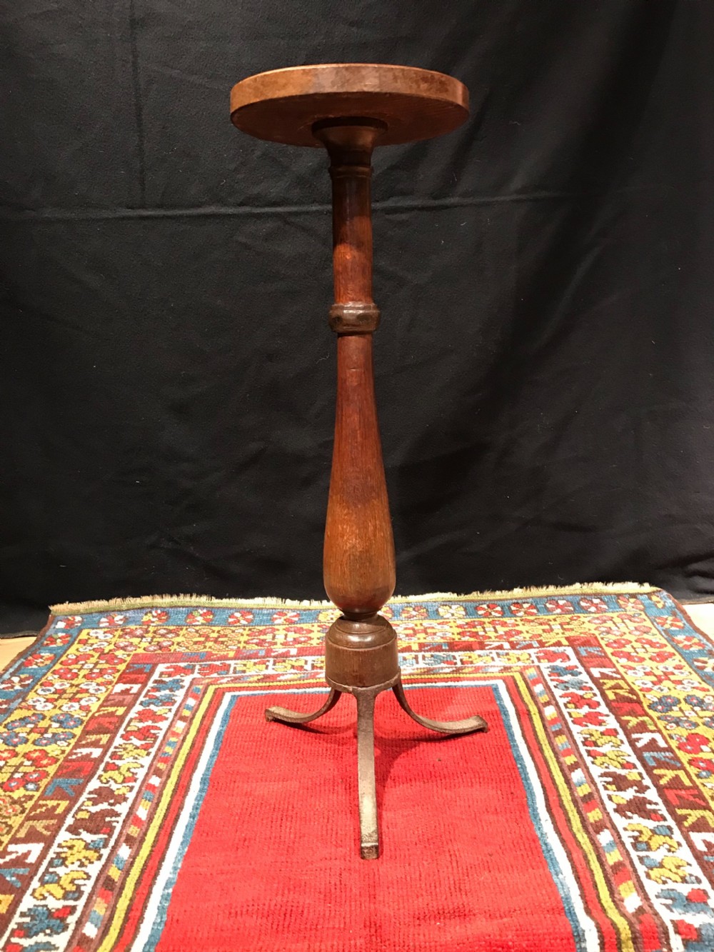 Primitive Antique Candlestand  View II