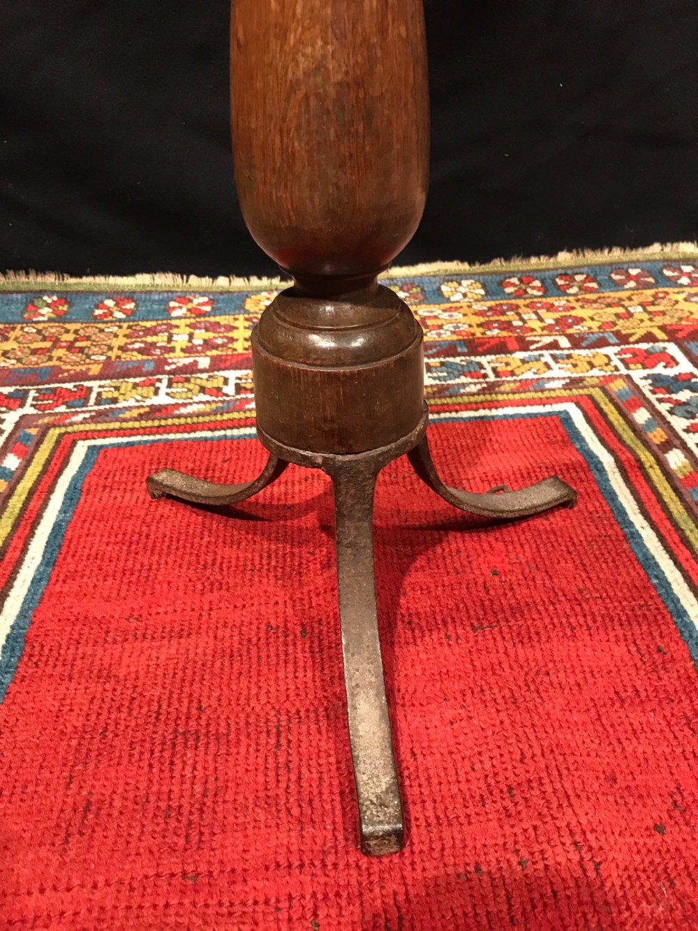 Primitive Antique Candlestand  View III