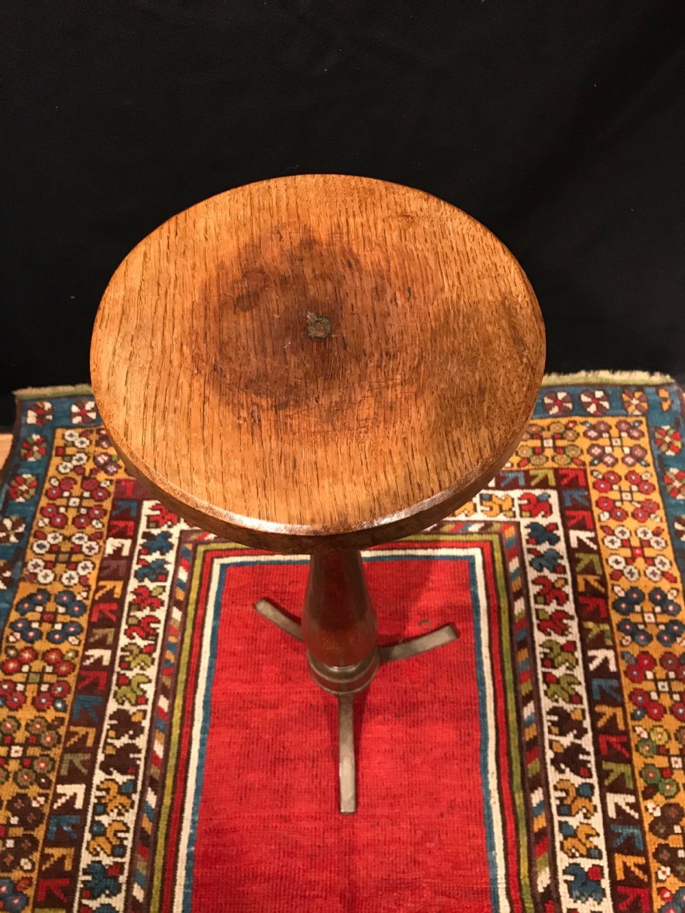 Primitive Antique Candlestand  View V