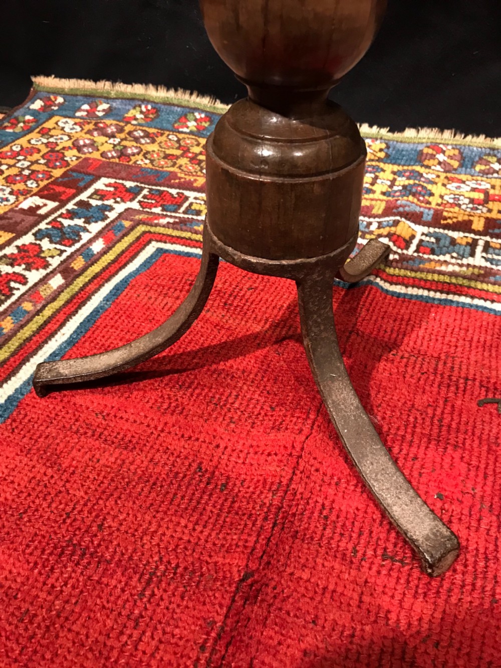 Primitive Antique Candlestand  View VI