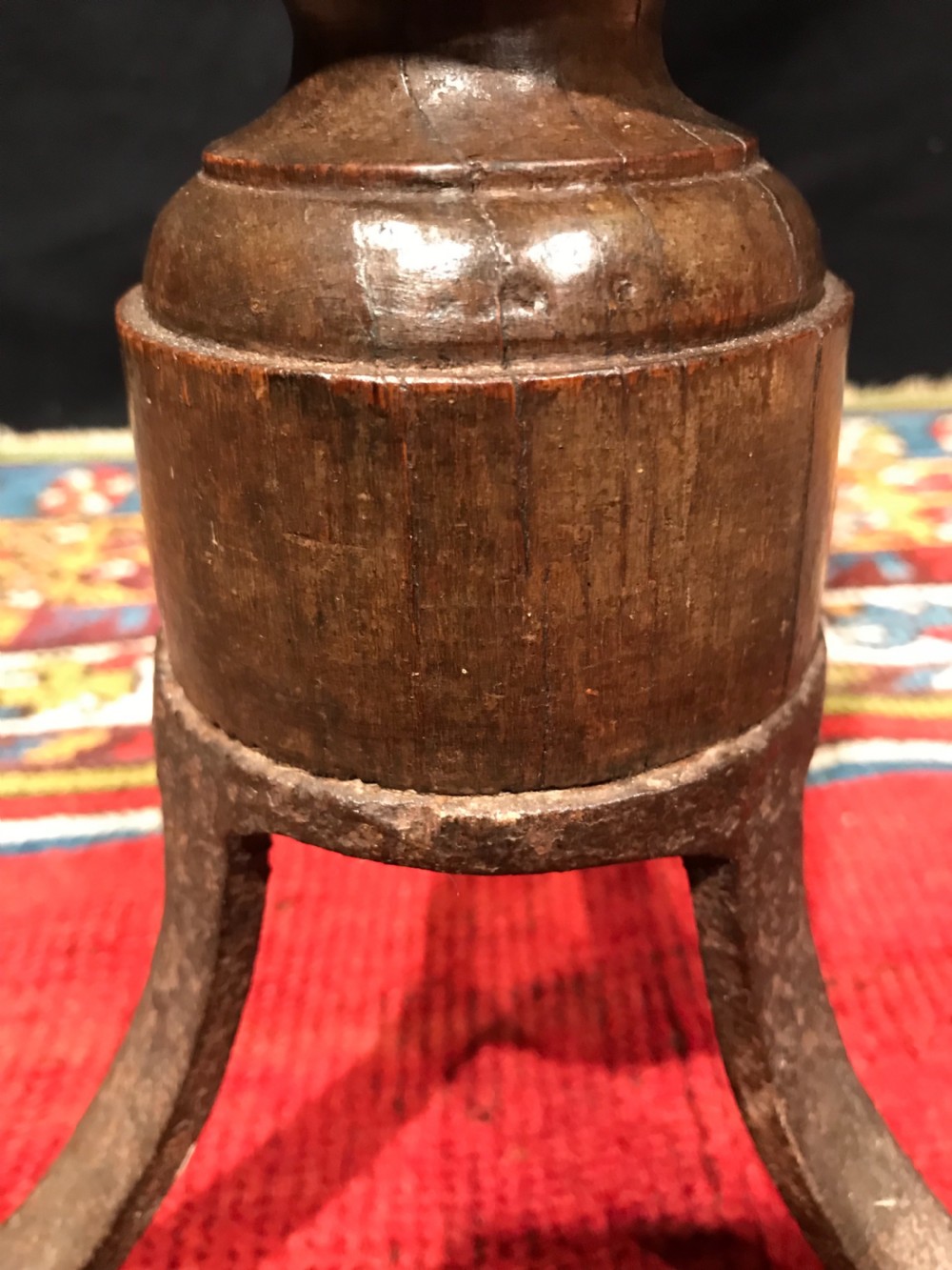 Primitive Antique Candlestand  View VIII