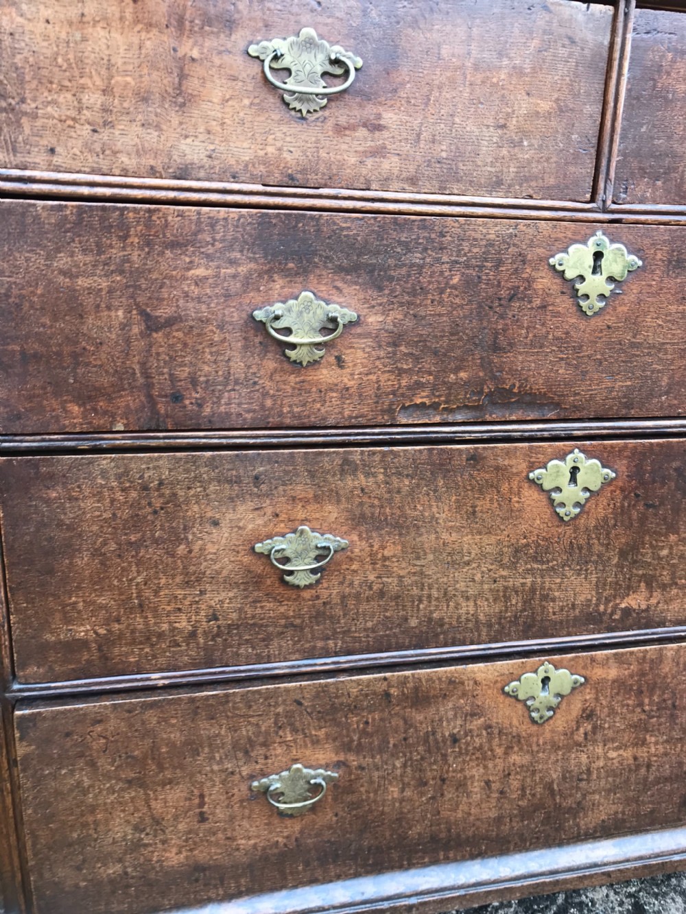 Georgian Oak Chest of Drawers  View II