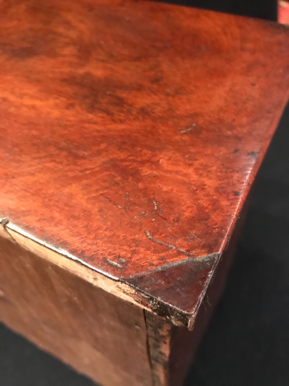 Antique Tabletop Chest of Drawers  View IX