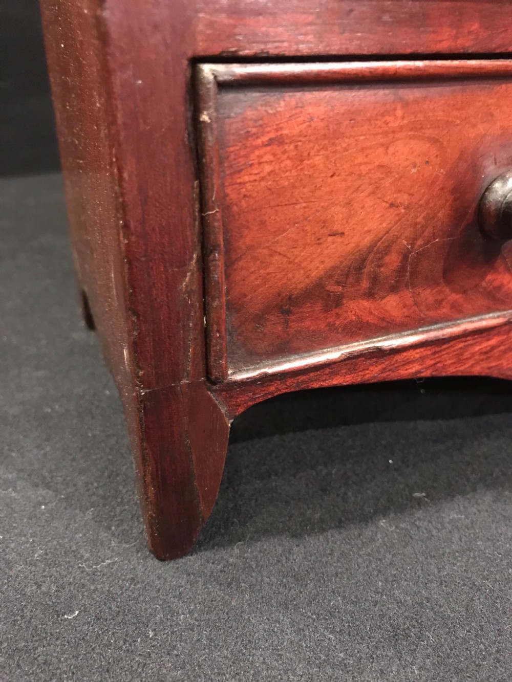 Antique Tabletop Chest of Drawers  View XI