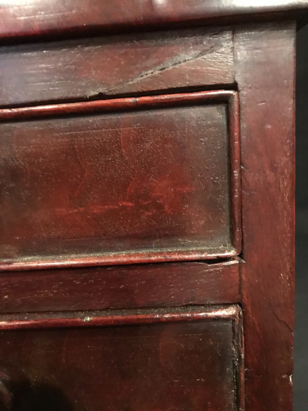 Antique Tabletop Chest of Drawers  View XII