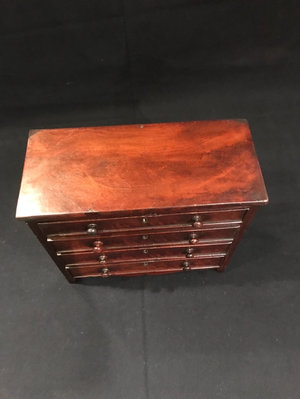 Antique Tabletop Chest of Drawers  View XIV