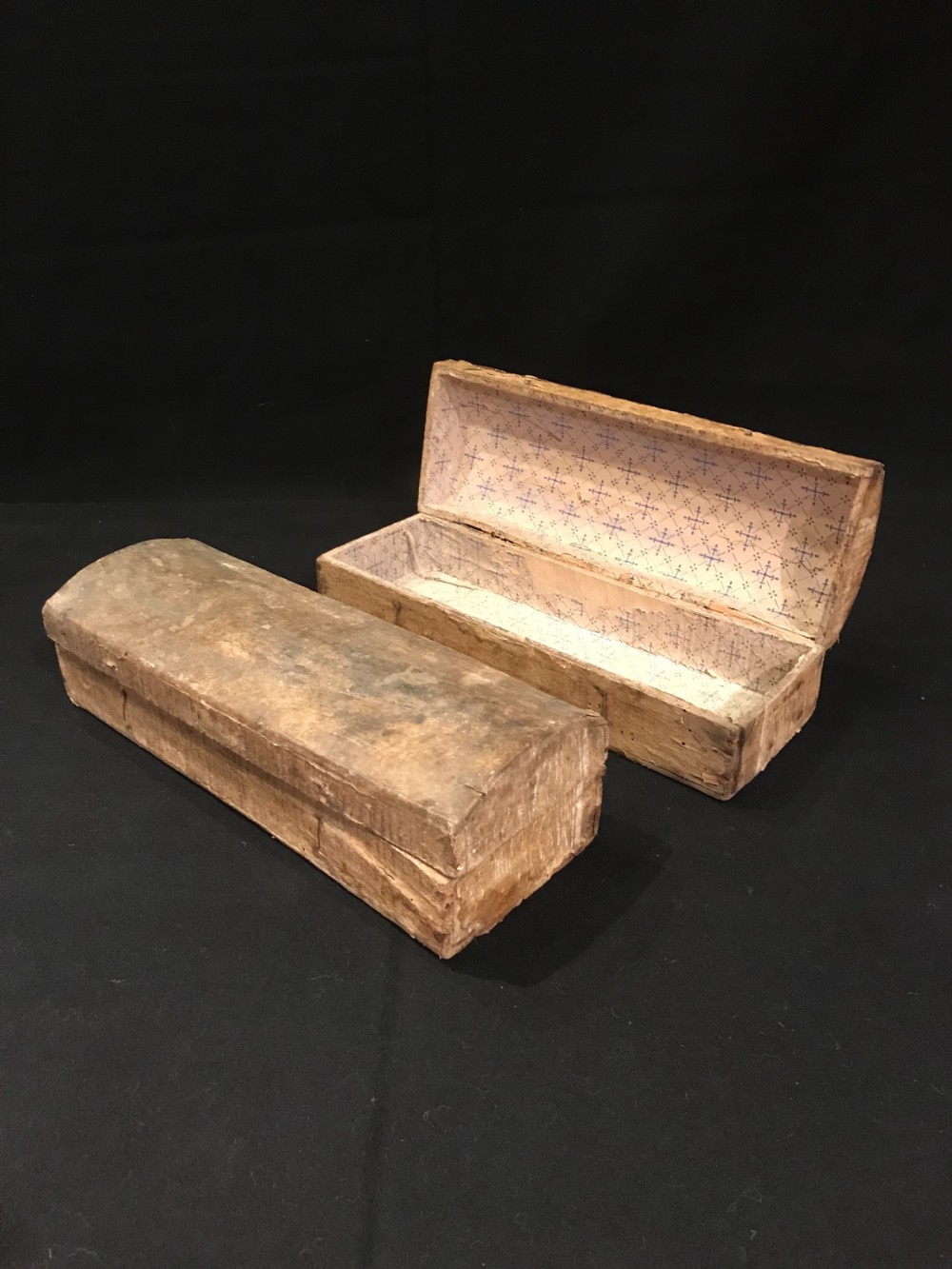 A Pair of Antique glove boxes