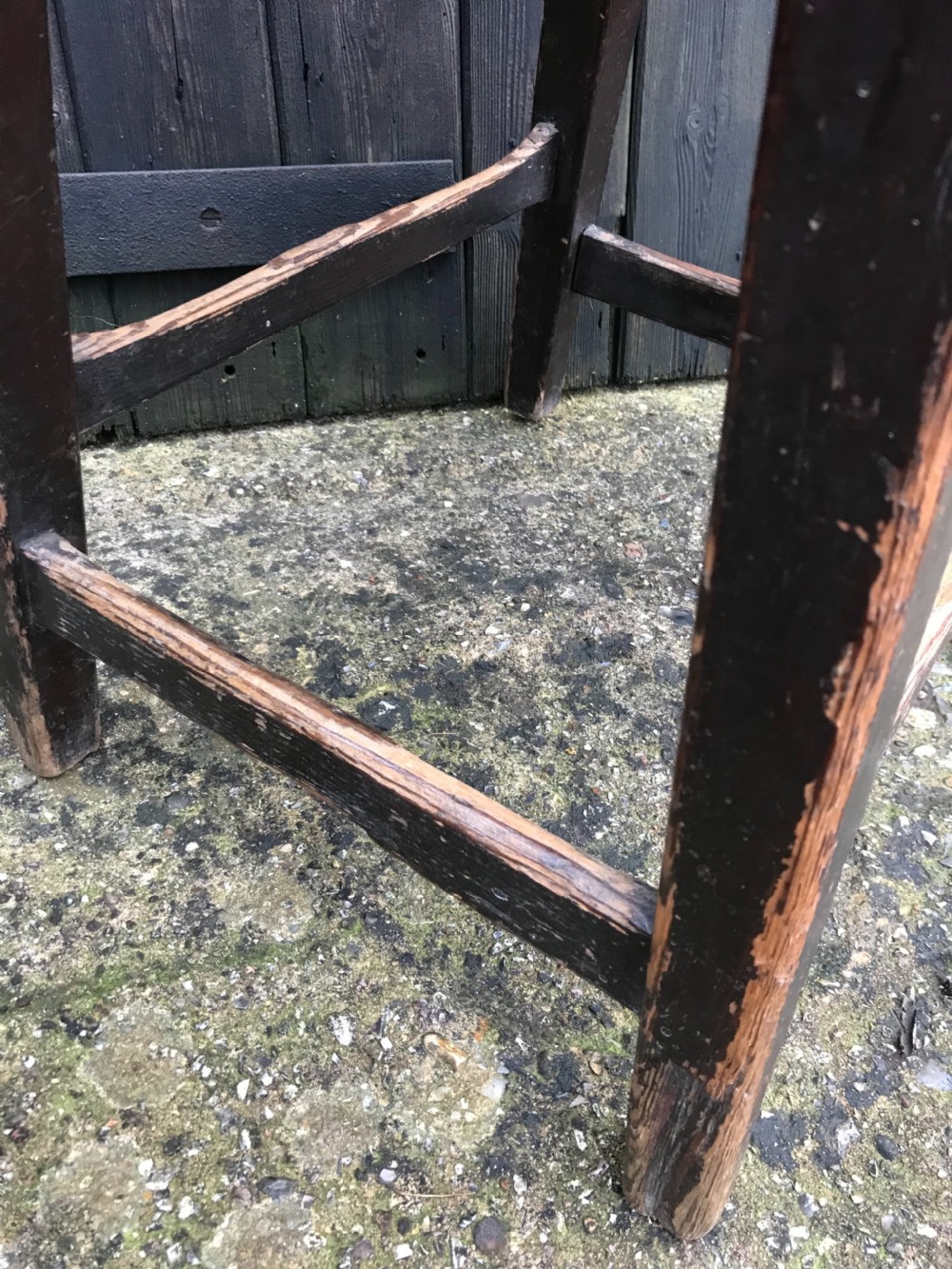 Antique Country Stool View IV