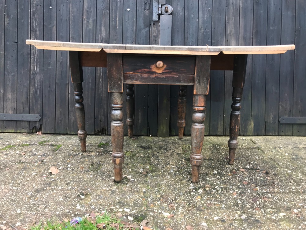 Antique Pine Table View II