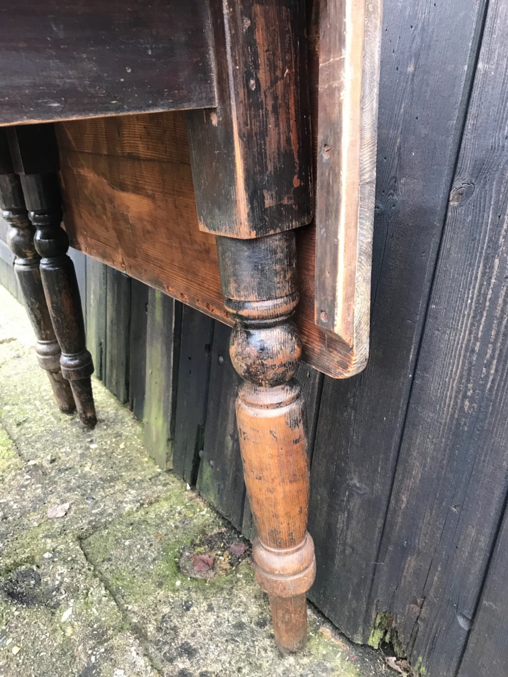 Antique Pine Table View VI
