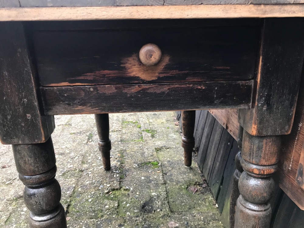 Antique Pine Table View VII