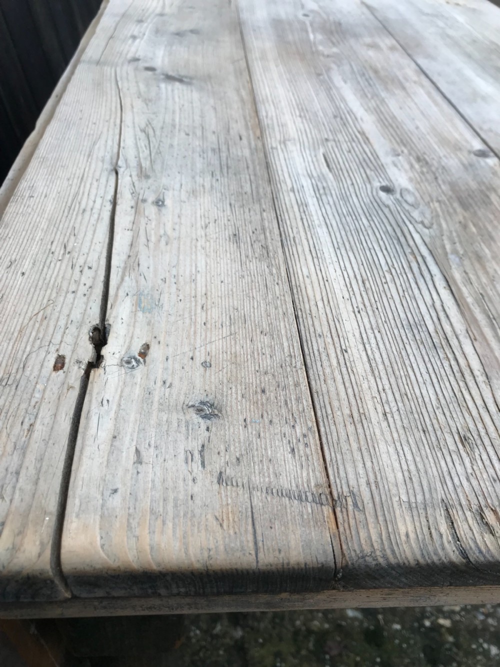 Antique Pine Table View VIII