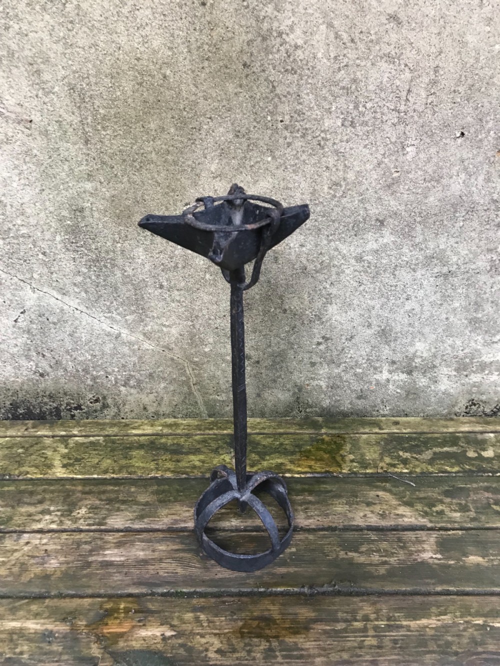 18th century Iron fat lamp View IV