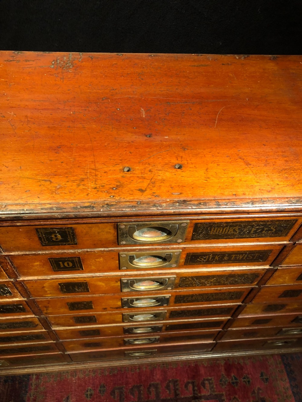 Antique Haberdashery Bank of Drawers  View VI