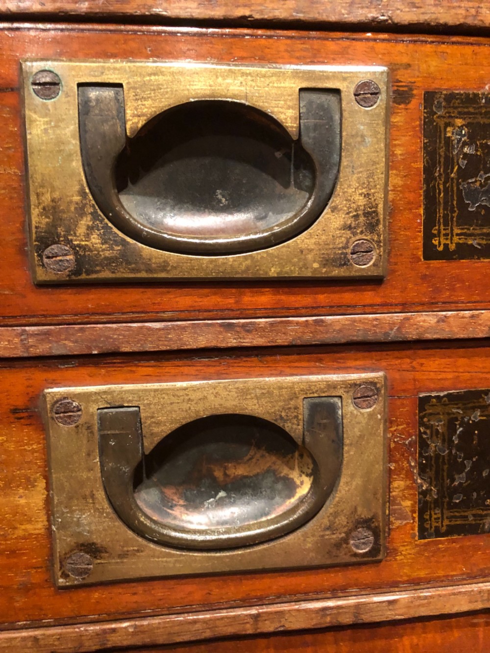Antique Haberdashery Bank of Drawers  View XII