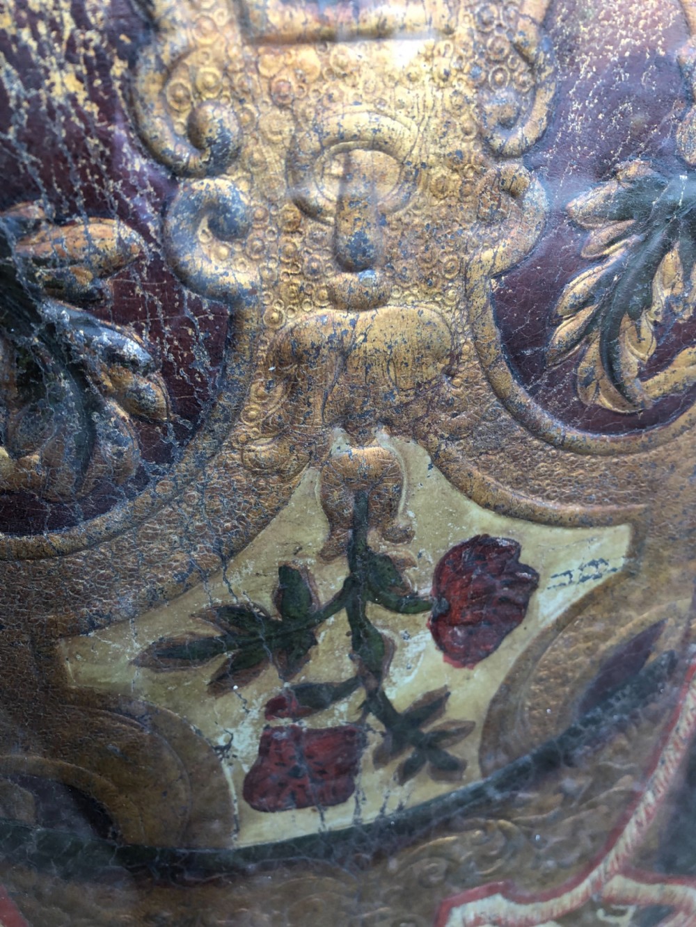 18th century Leather Panel View V