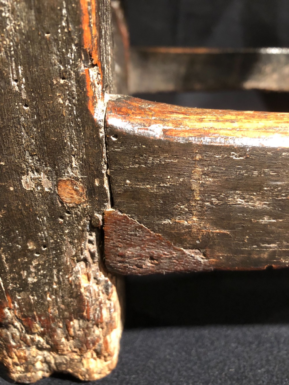 Early Oak Joint Stool  View VIII