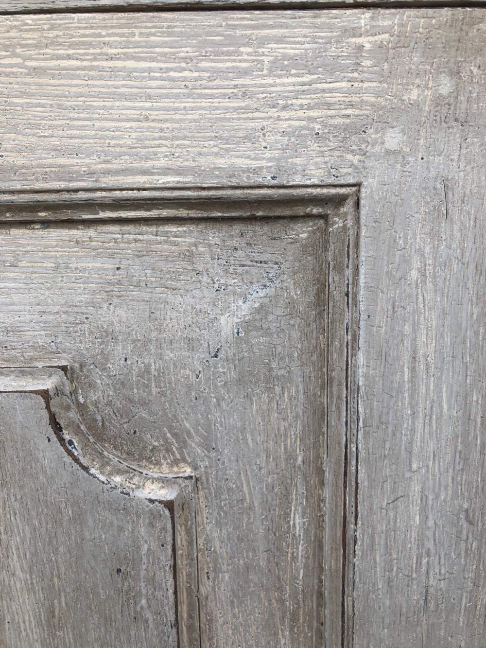 Antique Painted Wall Cupboard  View II