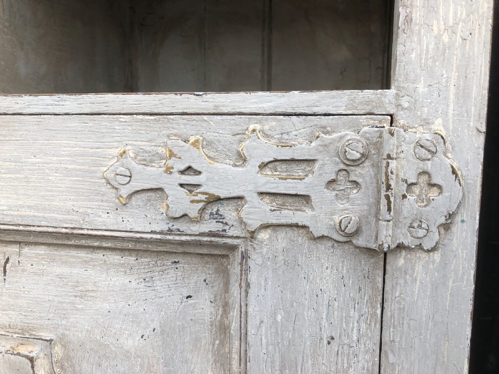 Antique Painted Wall Cupboard  View VI