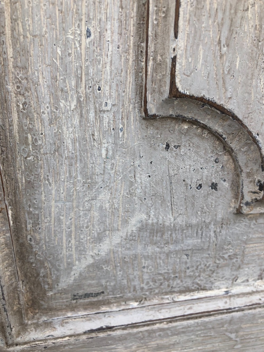 Antique Painted Wall Cupboard  View VII