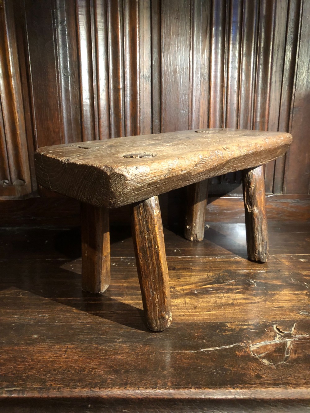 Primitive Slab Top Stool 