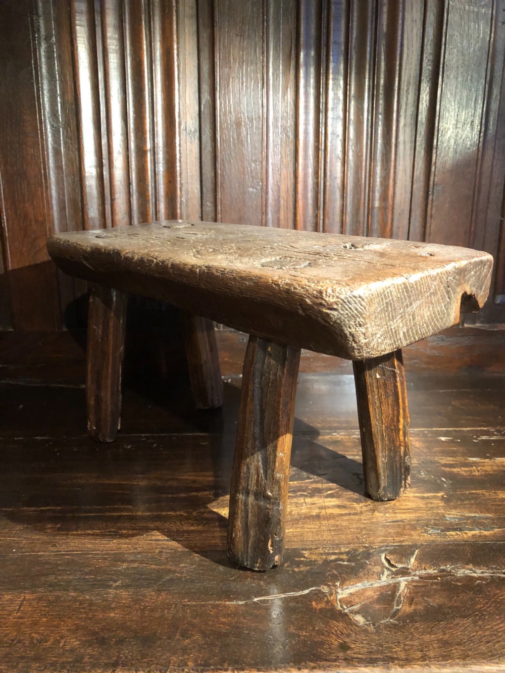Primitive Slab Top Stool  View V