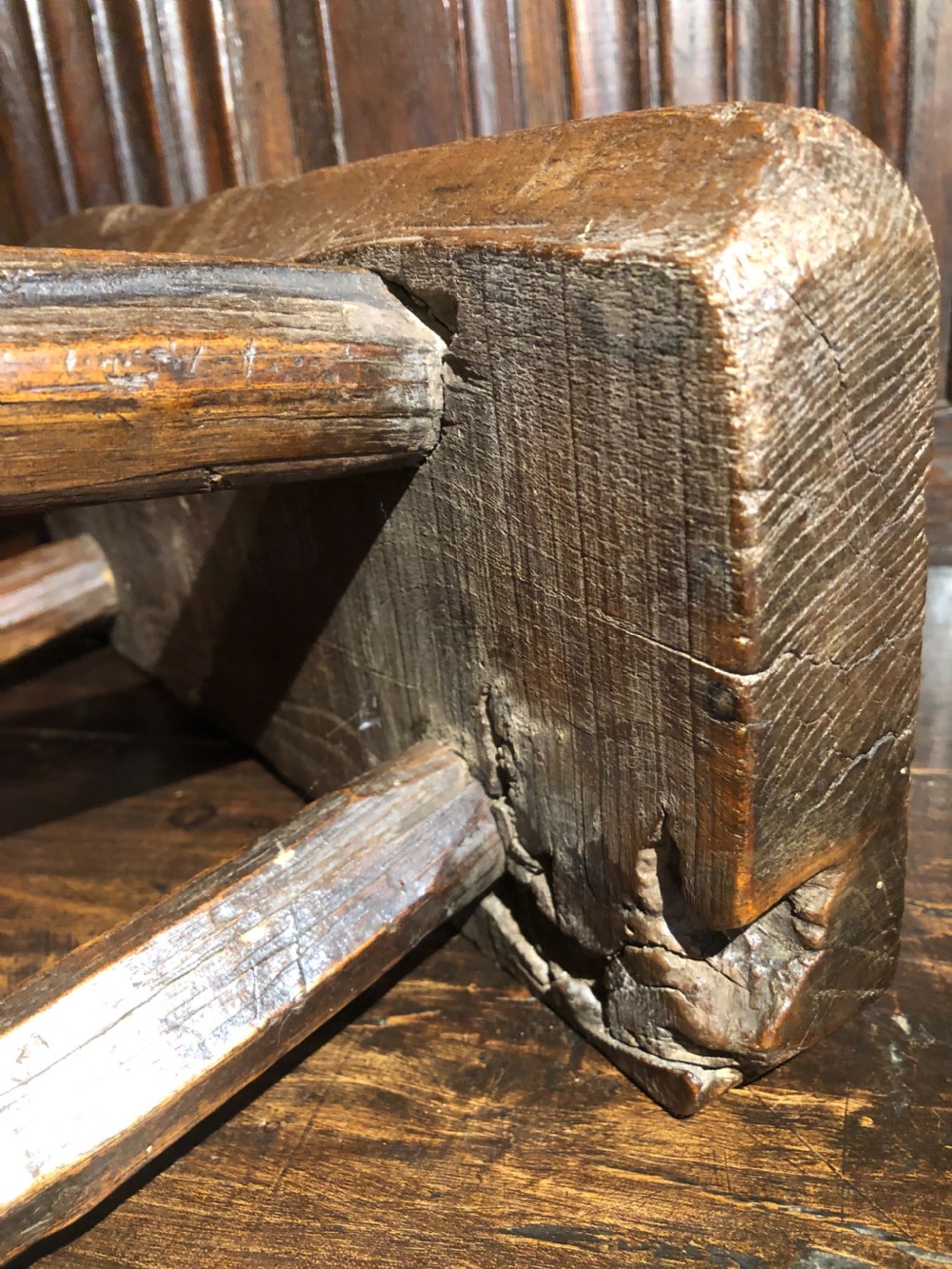 Primitive Slab Top Stool  View VI